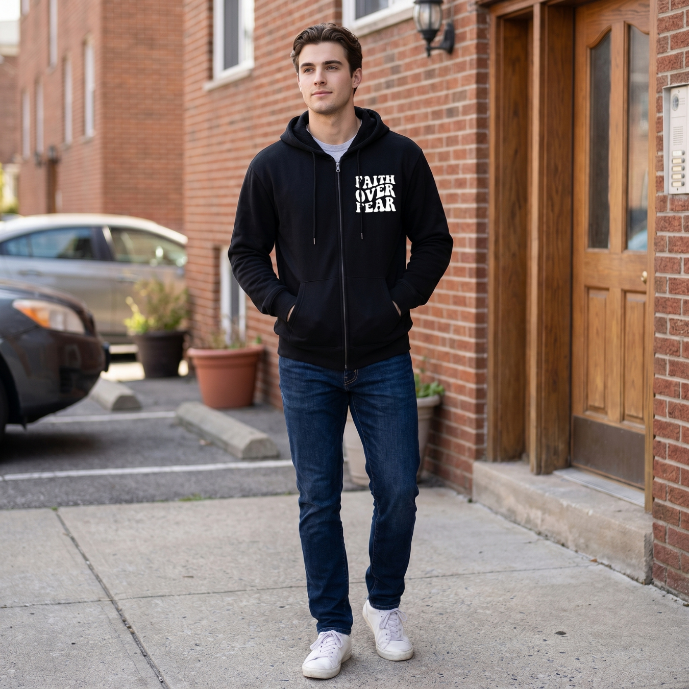 Faith Zipper Hoodie